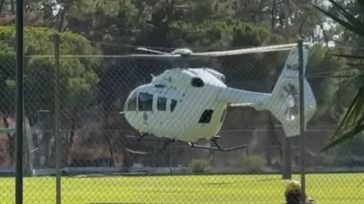 Helicóptero e enfartes